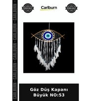 Özel Üretim Dekoratif Duvar Süsü Bohem El Yapımı Hediye Aksesuar Göz Düş Kapanı Büyük NO:53