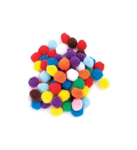 Pom Pom 30mm. 30'lu Canlı Renkler