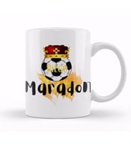 Diego Armando Maradona Kupa Bardak Porselen