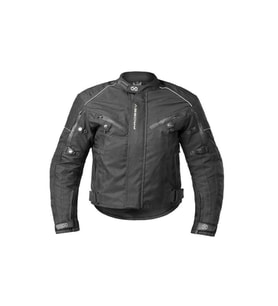 Motosiklet Çocuk Mont 4 Mevsim Maxdura Kumaş Kids Motorcu Montu Black