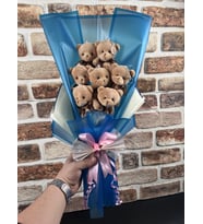 Peluş Kahverengi Ayıcık Buketi