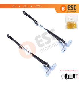 Fiat Doblo MPV Van Cargo MK1 119 223 2001-2010 51801197 İçin 2 EA Arka Bagaj Kapı Gergi Yayı