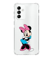 Samsung Galaxy A04s  Köşe Korumalı Antişok Kapak Minnie Mouse Tasarımlı Şeffaf  Kılıf