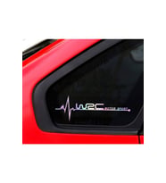 Wr c Yan Cam Sticker Oto Kapı 20 Cm X 7 Cm Hologram c99