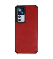 Xiaomi Mi 12t Kılıf Loop Deri Silikon - Kırmızı