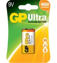GP 9V Ultra Alkalin Pil Tekli Paket GP1604AU