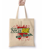 Zombie Eat Flesh Bez Çanta Uzun Saplı