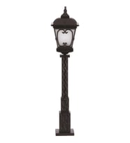 AVONNI BSU-68044-BSY-M2-OP Siyah Boyalı Dış Mekan Aydınlatma E27 Aluminyum Cam 23cm