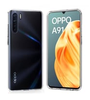 Oppo A91 2.0 MM Korumalı Silikon Kılıf Şeffaf