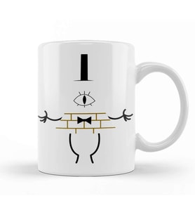 Gravity Falls Bill Cipher Kupa Bardak Porselen