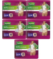 Depend Emici Külot Hasta Bezi Medium - Orta Kadın 50 Adet (5PK*10)