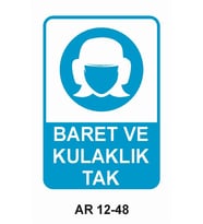 İŞ GÜVENLİĞİ UYARI LEVHASI 1 ADET PVC 21 X 29CM