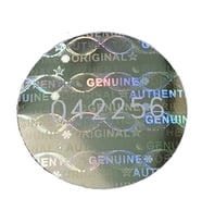 YATE10 20mm Hologramlı Garanti Etiketi Seri Numaralı