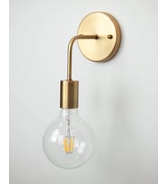 RİOLİGHT RETRO,RUSTİK16,VİNTAGE ESKİTME 1XE27 DUYLU METAL DUVAR APLİK (Eskitme Altın)