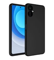 Tecno Camon 19 Neo Kılıf Kamera Korumalı iÇi Süet Dokulu Lansman Tipi Silikon (Siyah)