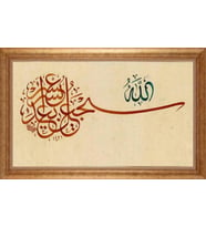 ALTIN ÇERÇEVELİ PASPARTULU TABLO CR605