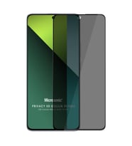 Microsonic Xiaomi Poco X6 5G Privacy 5D Gizlilik Filtreli Cam Ekran Koruyucu Siyah