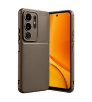 Vivo Y29 4g Auto Focus Karbon Kapak - Kahverengi