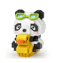 Loz Blok Oyuncak Ördekli Panda 190 Parça Mini Poş Lz-8634