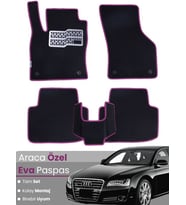 AUDİ A8 (2009-2017) Uyumlu EVA Paspas Tam Set–Araca Özel,Su Geçirmez,Hızlı ve Kolay Montaj