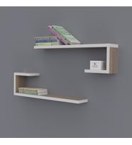 Kenzlife kitaplık kayra 015*060*20*2 crd duvar rafı