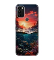 GM 21 Plus Kılıf HD Resim Baskılı Okyanus StKd -067