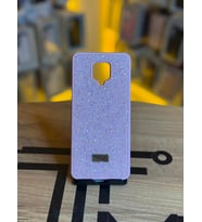 Redmi Note 9 Pro 4G Uyumlu Taş Desenli Silikon Yumuşak Kılıf (Pembe)