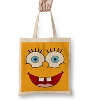 Süngerbob Spongebob Bez Çanta Uzun Saplı