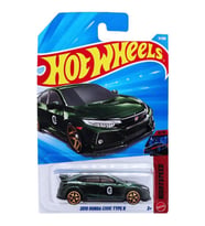 Hot Wheels - 2018 Honda Civic Type R - Metalik Yeşil (1/64) Yurt Dışı Uzun Kartonet - JJK87