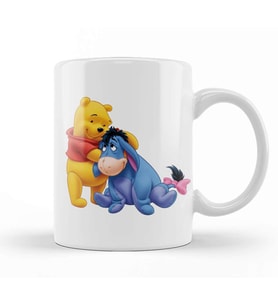 Winnie The Pooh Eeyore 012 Kupa Bardak Porselen