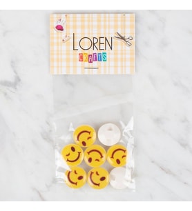 Crafts 8 Li Sarı Düğme - 661