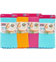 Wikro Desenli Kumaş 30X40 CM İz Bırakmaz Mikrofiber Cam Bezi 8'Lİ Set