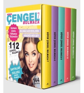Süper Çengel Bulmaca 5 Kitap Kutulu Set