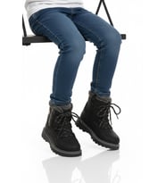 Cool Pudra İçi Polarlı Kaymaz Kız Çocuk Bot Lina F (Siyah)