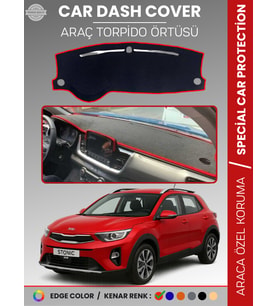 KİA STONIC (2017-2021) Torpido Örtüsü Ön Panel Halı Torpido Koruma Tam Uyum Araca Özel Kaymaz