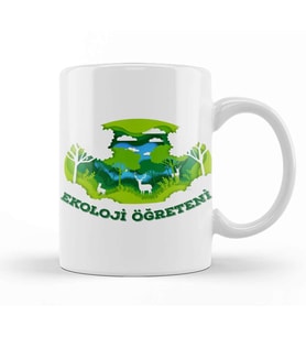 Ekoloji Öğretmeni Kupa Bardak Porselen
