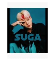 Bts-suga Tablo Ahşap Poster Dekoratif Kod5301