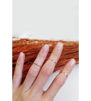6'lı Set Rose Gold Renk Eklem Yüzüğü