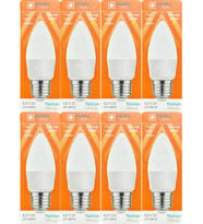 (8 Adet) Osaka 7W (50W) 3000K (Sarı) E27 Duylu (Kalın Duy) Mum Led Ampul