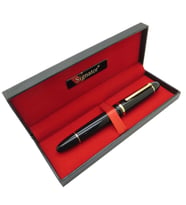 Signator® T401 Siyah Altın Dolma Kalem  İsme Özel Kalem  Hediyelik Kalem (Karışık)
