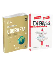Ünlü Yayıncılık TYT Coğrafya Best Peak ve AKM Dil Bilgisi Soru Bankası Seti 2 Kitap