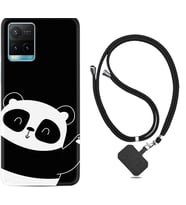 Vivo Y11S Y21S Y20 Y20S Y70 Kılıf Boyun Askılı Silikon Bay Bay Panda 1784