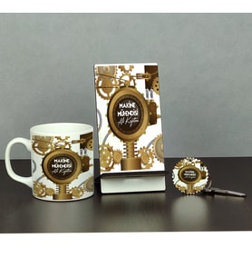 Makine Mühendisine Üçlü Set (Kupa + Telefon Standı + Anahtarlık)