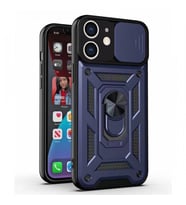 Kızaklı Tank Kılıf Apple iPhone 12 Lacivert