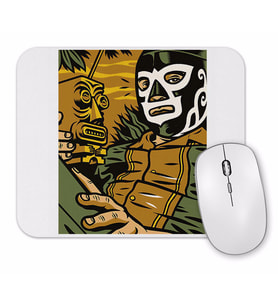 Luchador Mexicano Mouse Pad