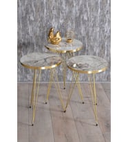 Zigon Sehpa Gold Efes Tel