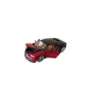 Bugatti Chiron 1/24-27 Ölçek Kırmızı-siyah Model Oyuncak Araba