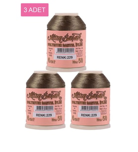 3 Adet Altınbaşak Oya ve Dantel İpi 20 gr - Royaleks - No: 229