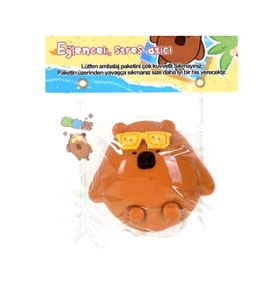 Eğlenceli Stres Atıcı Sukuşi Slime Capy Bara Poşette