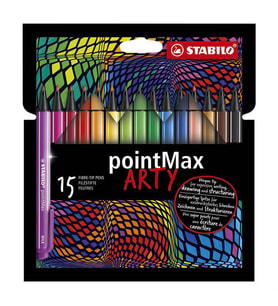 Stabilo Pointmax Arty 15li Keçe Uçlu Kalem 488-15-1-20